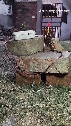 Remote controlled rocket launcher #experiment #crackers #scienceproject | Rodney Franklin | Facebook