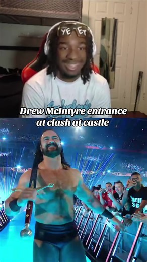 Drew McIntyre's Entrance at Clash at the Castle 2022