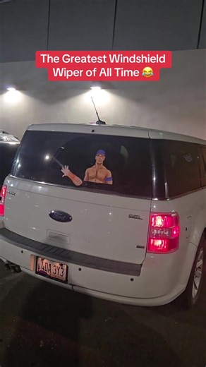 The car is here 😂 (Via: garrettwilson670/TT) #johncena #wwe #wwetiktok #cena #cmpunk
