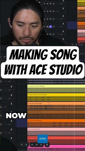 Making song music with Ace Studio!