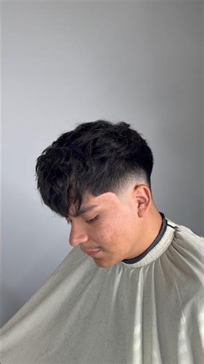 Low fade / textured fringe for my boy!