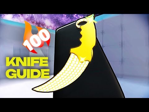 How to become a KNIFE pro in rivals