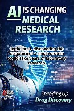 AI predicts 200M proteins | AlphaFold breakthrough #AI #Technology #Science #alphafold #shorts #fyp