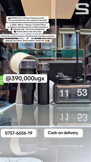 APEXEL 10-in-1 Phone Camera Lens Kit 📸✨ Turn your smartphone into a pro camera with the APEXEL 10-in-1 Lens Kit — perfect for content creators, travelers, and everyday photo lovers. 🔍 What’s inside: \t•\t0.63X Wide Angle – capture more in every shot \t•\t15X Macro – stunning close-up details \t•\t198° Fisheye – bold, creative perspectives \t•\tCPL Filter – reduce glare & boost colors \t•\tStar Filter – magical light effects 🌟 \t•\tFlower Filter – dreamy artistic shots 🌸 \t•\tRadial Filter – 