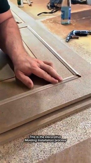 Cabinet Moulding Installation