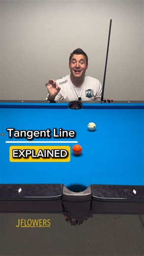 Michael French on Instagram: "Tangent Line Explained in Under 2 Minutes #magicmikebilliards #jflowerscues"
