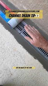 Pool Deck Drain Installation Tip - Drainage For Pool Deck