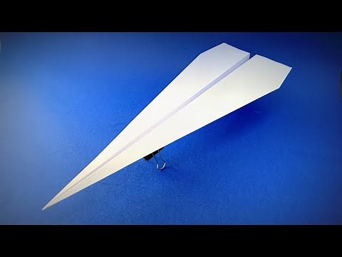 How To Make A Paper Airplane That Flies Long And Far | Fast and Easy Paper Airplane