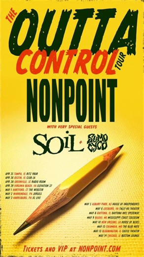 What is it like at a Nonpoint show? Come find out for yourself. 🙌 #nonpoint