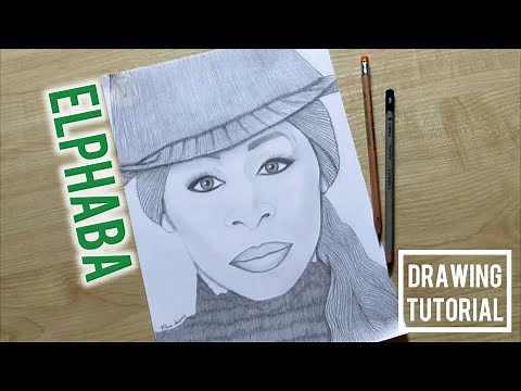 How to draw Elphaba Thropp / How to draw Wicked characters / Cynthia Erivo