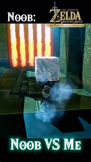 Noob VS Pro in Zelda Breath of The Wild #zelda #zeldabotw #botw #switch2 #nintendoswitch