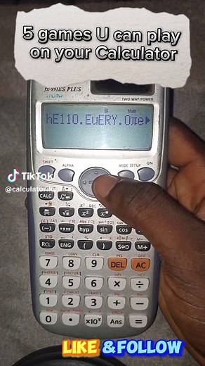 5 games U can play on your Calculator #calculator #calculatortips #foryou #fyp