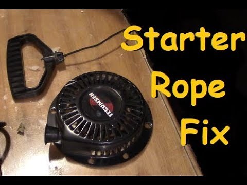 Starter Rope Replacement - Ariens Snowblower - How to Fix it