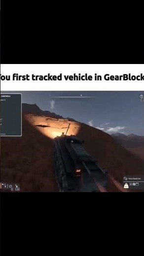 You first tracked vehicle in GearBlock #funny #game #gearblocks #meme #slander