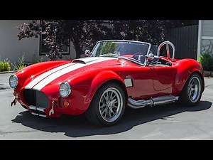 1965 Shelby Cobra Replica 427ci V8 by Backdraft Racing Walk-around Video