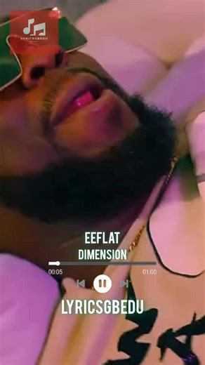 Eeflat - DIMENSION (Lyrics) 🎧 #lyricsgbedu #9jalyrics #trendlyrics #fyp #dimention
