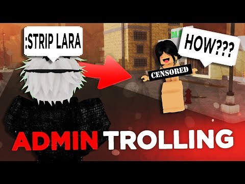 Admin Command TROLLING In Da Hood