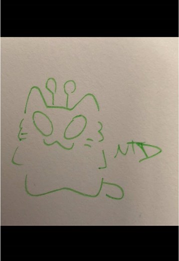 Cute Alien Cat Drawing and Art Techniques