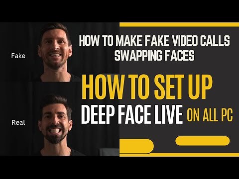 How to Set up Deep Fake And Make Fake Video Calls | Deep Face Live Cam | DeepFake Live #deepface