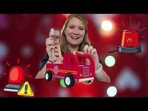 Fire Engine Parts for Kids 🚒 | Hose, Ladder & Siren Explained! 🔊👩‍🚒 #vehiclesforkids #fireengine