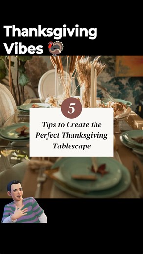 🦃 Hosting Thanksgiving this year? Here are 5 simple (and budget-friendly) table styling tips to make your gathering feel extra special: ✨ Layer your linens – Start with a neutral base and add a textured runner or placemats for depth. ✨ Mix and match – Imperfection is beautiful! Combine dinnerware styles for a relaxed, curated look. ✨ Bring in nature – Greenery, pinecones, mini pumpkins, or seasonal fruits like pears and pomegranates add warmth. ✨ Set the mood – Candlelight instantly makes any t