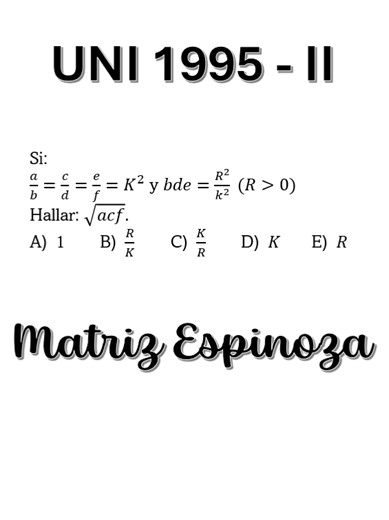 Pero qué es eso!!!! Admisión #uni 1995 - II 👀 modo antaño #oldschool #math #universidadnacionaldeingenieria #peru🇵🇪