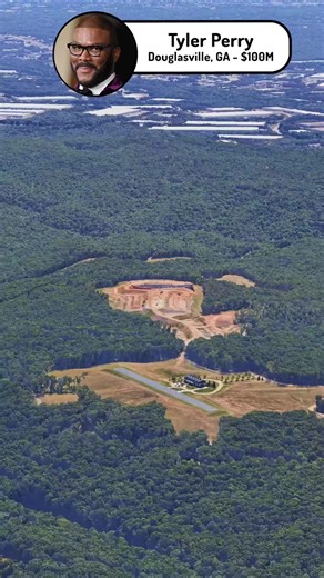 Celebrities Homes on Instagram: "Tyler Perry’s new $100M mega mansion in Georgia #tylerperry #actor #filmmaker #celebrity #house #mansion #realtor #realestate #foryoupage #foryou #fyp #douglasville"