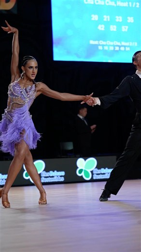 ✨ Fast feet, sharp timing and non-stop Cha Cha Cha energy. 🔥💃🕺 #DanceSport #ballroomdance