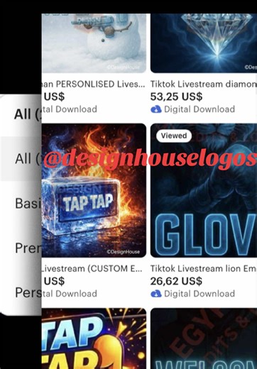 Unique Livestream Designs Available on Etsy