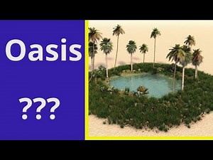 How Does An Oasis Form ??? 3D Format