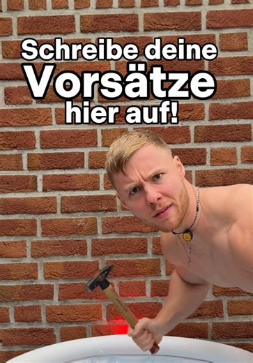 Unsere Vorsätze für 2026 schreiben wir hier auf #gym #eisbaden #vorsatz #2026 #realtalk