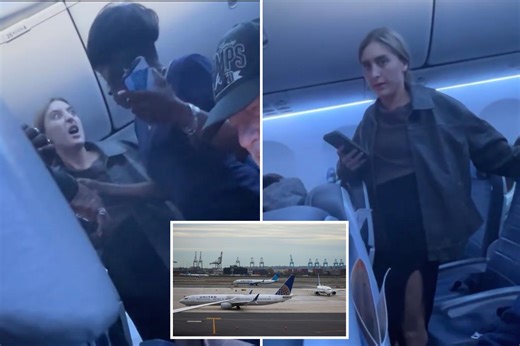 Irate passenger kicked off United Airlines flight in Newark after cursing out attendant: ‘F–king c–ts’