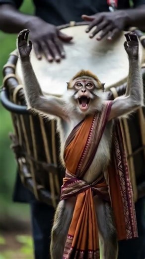 Introducing the New King of TikTok Dance! 👑🐒 | #TikTokDance #Monkey #Funny #ViralShorts #Aww