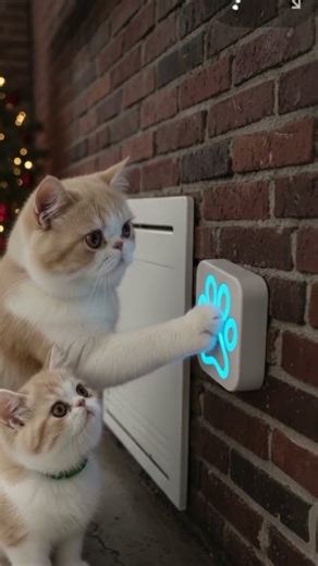 WELCOME TO MY PAD! This Cat Built a Secret Sci-Fi Pod Right Inside the Brick Wall! 🧱✨