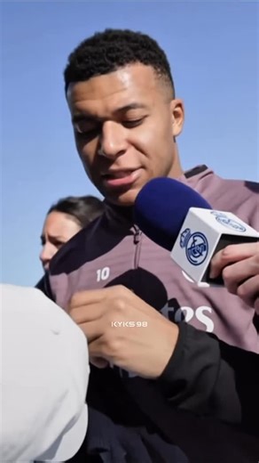 KM Team on Instagram: "Kylian Mbappé interview from today’s open training with fans at Real Madrid campus 💬 🎥: Real Madrid"