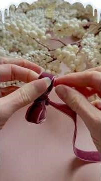How to Tie an EASY Luxe Bow 🎀 Perfect for Gifts & Christmas Wedding Decor!