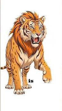The Rarest Big Cat Hybrid That Science Created. #Tigon#HybridAnimal#AnimalFacts #Wildlife #BigCats