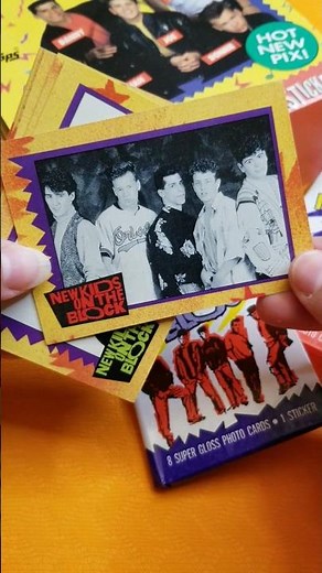 1989 Topps New Kids On The Block Trading Cards #NKOTB #nostalgia #LetsTryItAgain