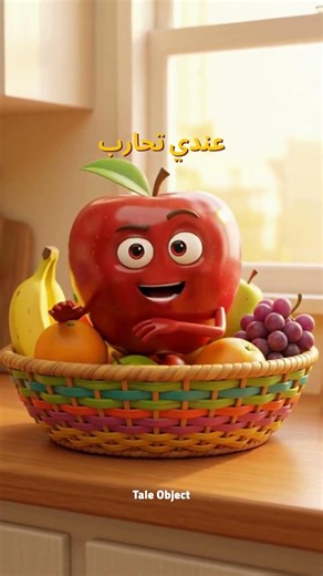 أنا مش رمز الصحة من فراغ! 😎🍎 #تفاح