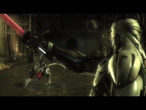 Metal Gear - Rising Revengeance - Sam VS. Blade Wolf Boss Fight "S RANK" DLC