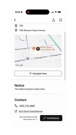 How to Search for Hours of Operation on My Army Post App