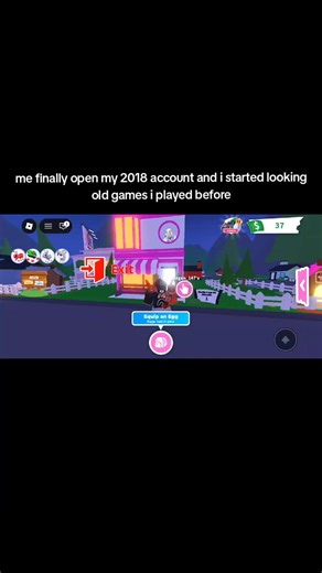 Nostalgic Journey in Adopt Me Roblox from 2018