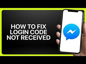 How To Fix Login Code Not Received in Messenger 2025! Tutorial