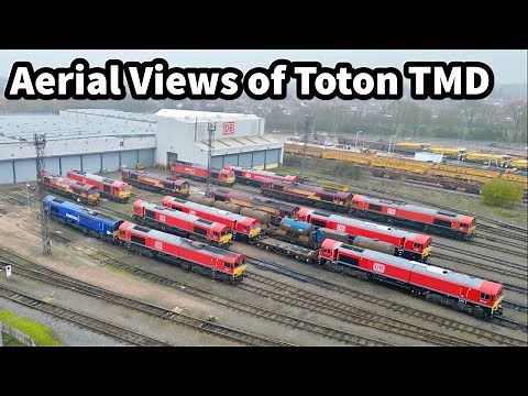 AERIAL VIEWS of Toton TMD & Scrap Line