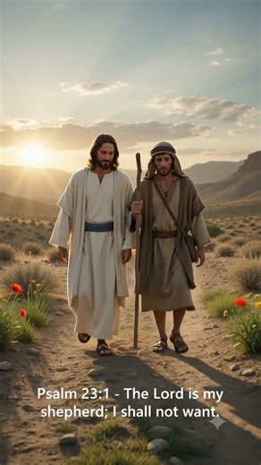 Psalm 23:1 ✝️ | 🐑🌿 The Lord Is My Shepherd—I Shall Not Want 🙏❤️