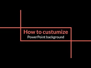 How to change Background Template on PowerPoint
