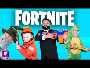 FORTNITE Adventure HobbyKids In the Game! Pretend Play with HobbyHickory - Videos For Kids