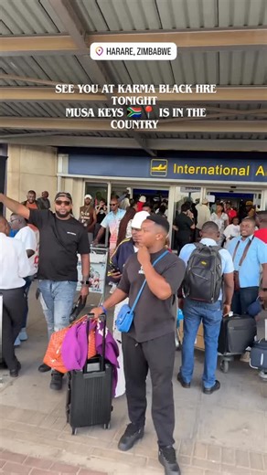 Owen Nyoni on Instagram: "MUSA KEYS 🇿🇦📍 JUST LANDED IN ZIM SEE YOU @karma_hre TONIGHT"