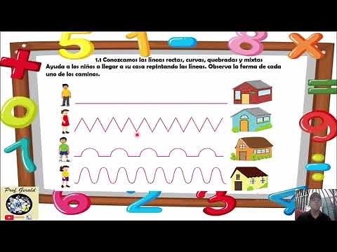 1.1 CONOZCAMOS LAS LINEAS RECTAS,CURVAS,QUEBRADAS Y MIXTAS 1º GRADO