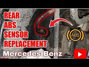 how to change mercedes abs sensor| mercedes benz abs sensor replacement